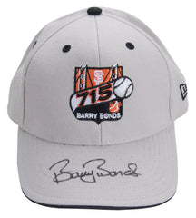 Barry Bonds Signed 715 Home Run Logo Cap | Barry Bonds