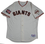 Barry Bonds Game Issue Professional Model Signed Jersey – Home – All Star Patch