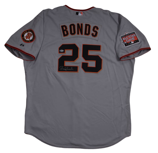 SF Giants Authentic Game issue Signed Bonds SF Giants Away Jersey