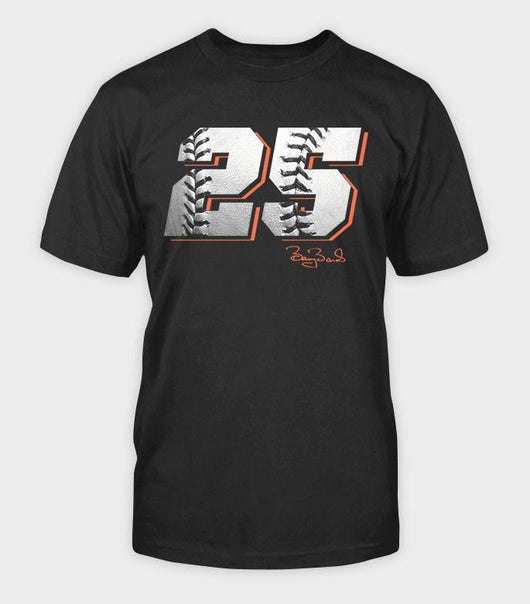 Number 25 T-Shirt | Barry Bonds Gear