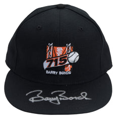 Barry Bonds Signed Fitted 715 Home Run Logo Hat | Barry Bonds