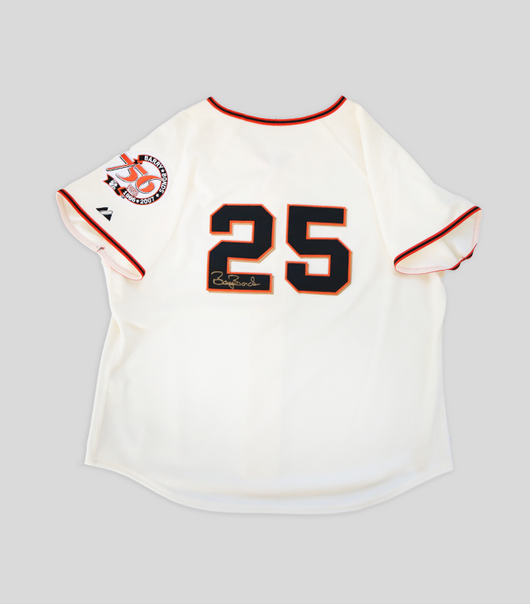 barry Bonds Signed  Giants Womens Home Jersey