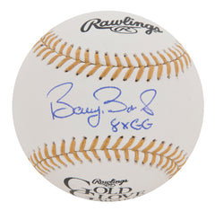 Barry Bonds Signed And Inscribed Rawlings Gold Glove Baseball | Barry Bonds